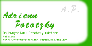 adrienn pototzky business card